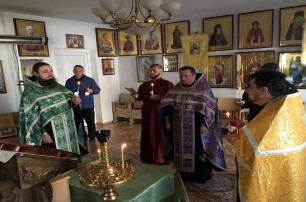 В Мукачево православные молились об упокоении души боевого офицера