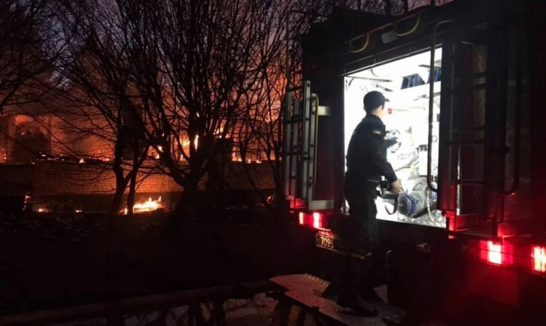 На Львовщине в результате пожара в воинской части погиб офицер