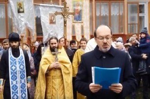 В Ивано-Франковске верующие УПЦ записали видеообращение к Президенту с просьбой защитить их права