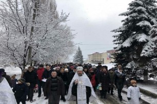 В Ровеньках на Рождество состоялся 20-й крестный ход верующих УПЦ