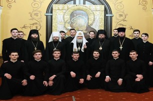 Патриарх Кирилл встретился с киевскими семинаристами и дал духовные советы