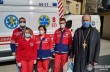 Во Львове УПЦ передала врачам скорой помощи маски и антисептики