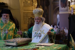 Патриарх Феофил возглавил торжества Русской Духовной Миссии в Иерусалиме