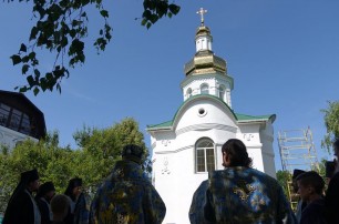 В Мгарском монастыре на Полтавщине освящена новая часовня в честь пресвятой Богородицы