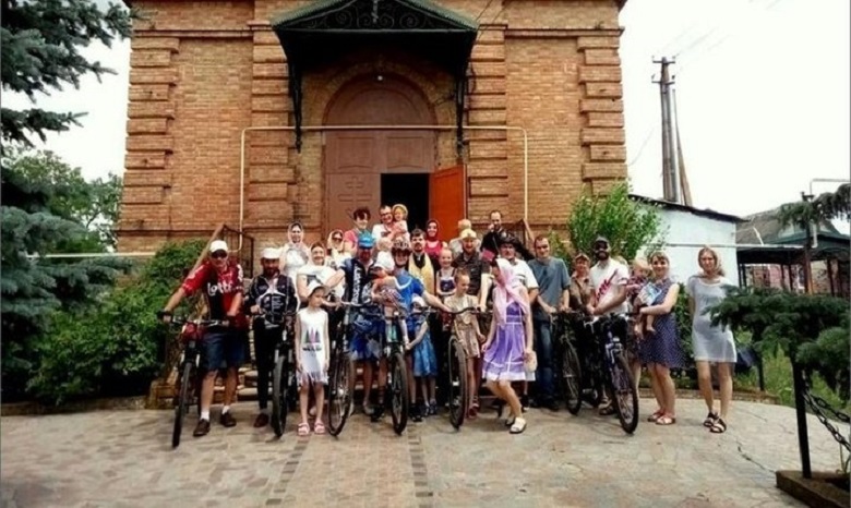 В Кривом Роге православная молодежь совершила велопаломничество