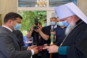Президент наградил митрополита УПЦ орденом «За заслуги»