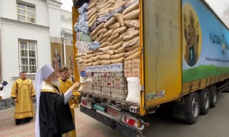 Одесская епархия УПЦ направила более 28 тонн гуманитарной помощи и более 600 тыс грн погорельцам Луганщины