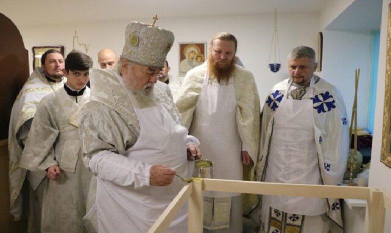 В Днепропетровской области освящен храм УПЦ при детском реабилитационном центре