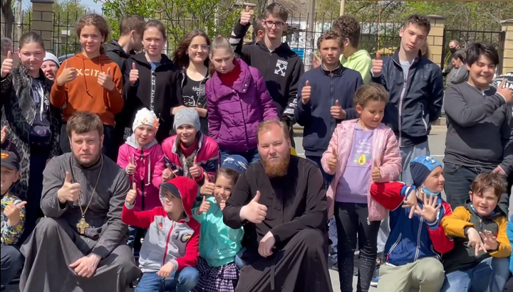 В Одессе священники УПЦ провели праздник для слабослышащих детей