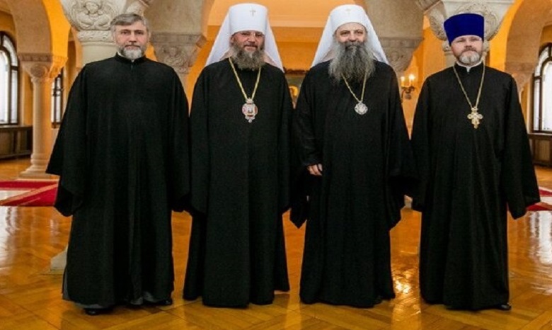 Сербская Церковь поддерживает каноническую УПЦ - встреча делегации УПЦ с Патриархом Порфирием