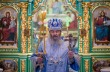 В Киево-Печерской лавре верующие УПЦ празднуют Благовещение