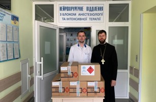 На Полтавщине УПЦ передала гуманитарную помощь медикам и нуждающимся