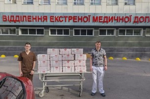 Киево-Печерская лавра передала помощь медикам Киева и Харькова