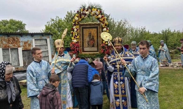 На Черниговщине верующие УПЦ почтили Любечскую икону Богородицы