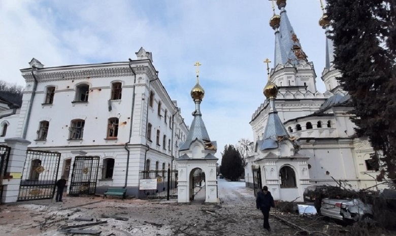 В Святогорской лавре при обстреле погибли монахи