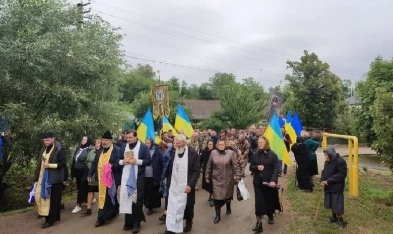 В УПЦ отпели погибших воинов ВСУ