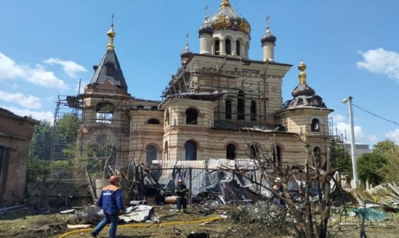 В Виннице из-за ракетного удара пострадал храм УПЦ, есть раненые